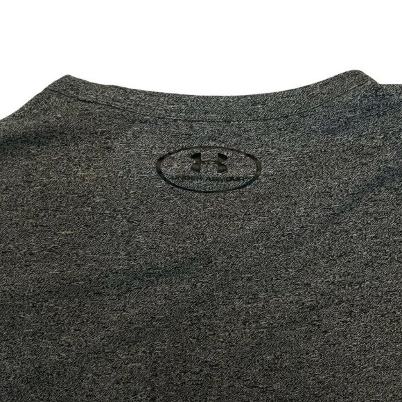 Under Armour UA Size Small Grey Threadborne Fitted 3/4 Sleeve Heat Gear … - Picture 11 of 11